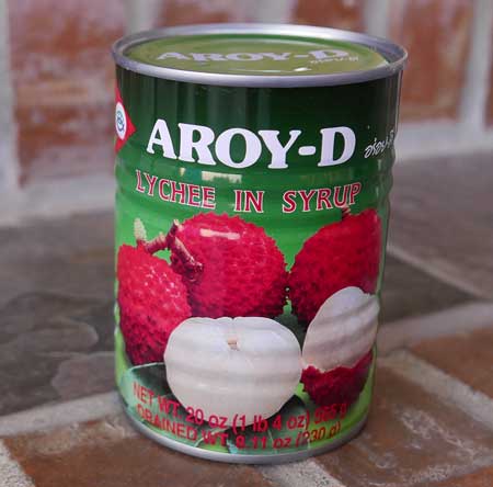 Thai Lychee in Syrup, 20 oz can, Aroy-D