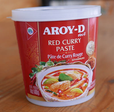 Thai Red Curry Paste - Aroy-D - Mae Ploy