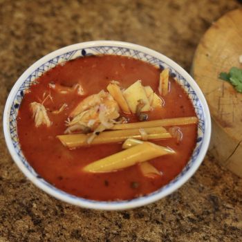 Aroy D Tom Yum Served