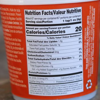 Nutrition Facts