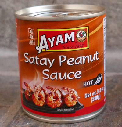 Satay Sauce, Ayam Brand, 10 oz - Hot