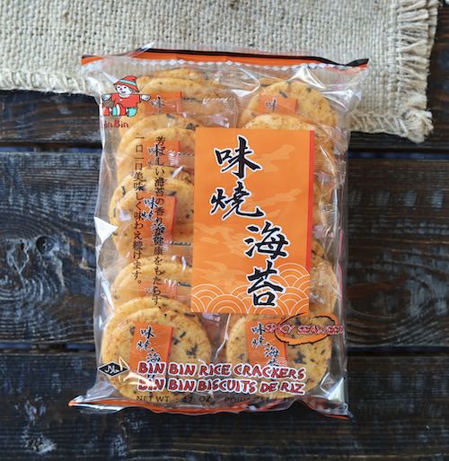 Bin Bin Spicy Seaweed Rice Crackers, 4.7oz