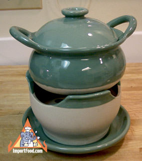 Thai Ceramic Hot Pot with Base