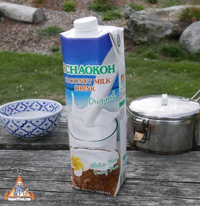 Thai Coconut Milk Drink, Chaokoh brand