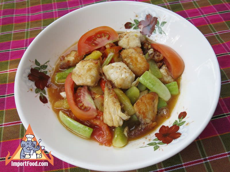 Thai Sweet and Sour Fish, 'Kraphong Khao Priao Wan'