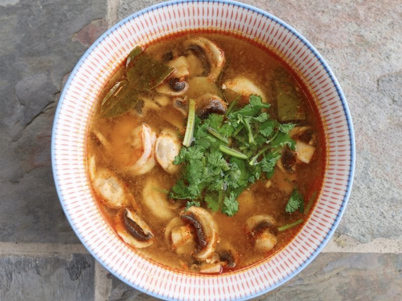 Thai Prawn Soup with Lemongrass, 'Tom Yum Goong'