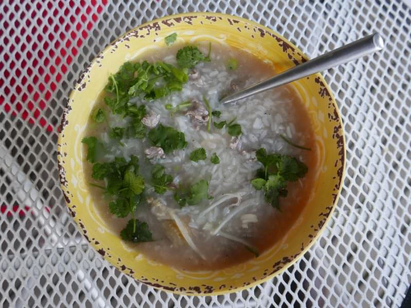 Thai Sweet Rice Congee Soup