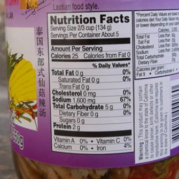 Nutrition Facts