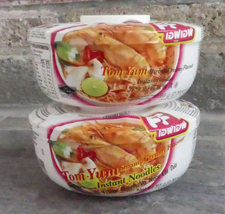 Instant Tom Yum Shrimp Creamy Noodle Soup