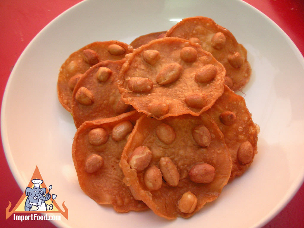 Fried Thai Peanut Cookie, 'Tua Tod'