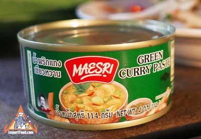 Green Curry Paste, Maesri