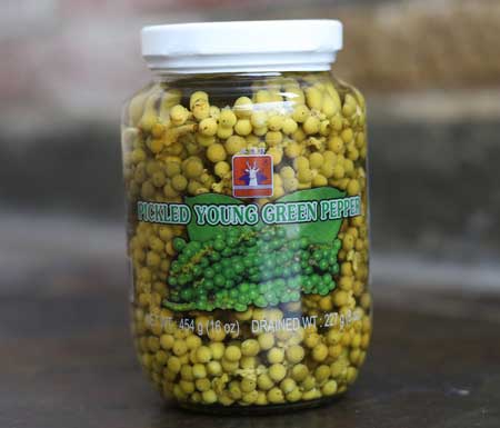 Young Green Thai Peppercorns