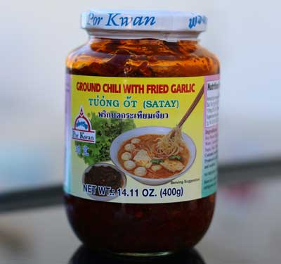 Thai Ground Chili with Fried Garlic - Por Kwan