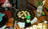 Quail Eggs Fried in Khanom Krok, Khai Nok Kra-Ta