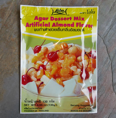 Thai Agar Dessert Mix, Almond Flavor