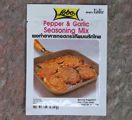 Thai Pepper & Garlic Seasoning Mix, Lobo