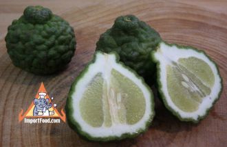 Halved Kaffir Limes