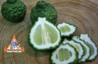 Sliced Kaffir Limes