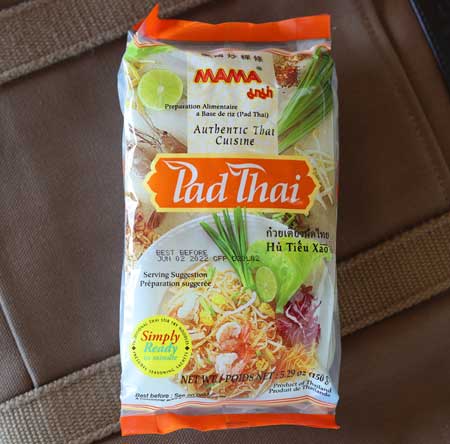 Instant Pad Thai Noodles, Mama, 5.3 oz Pack