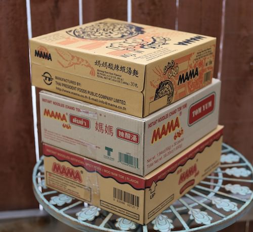 Bulk Pack 30 Mama brand, instant tom yum shrimp noodles