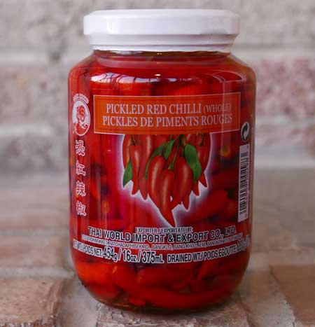 Thai Red Chili, Pickled