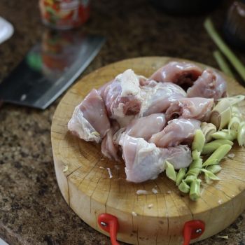 Prepare Chicken & Lemongrass