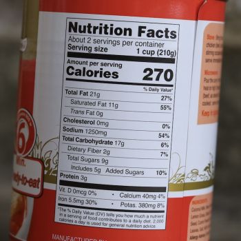 Nutrition Facts