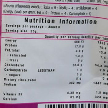 Nutrition Facts