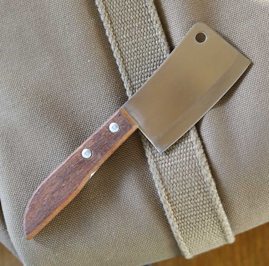 Small Thai Cleaver, Three Inch Blade, Kiwi Brand