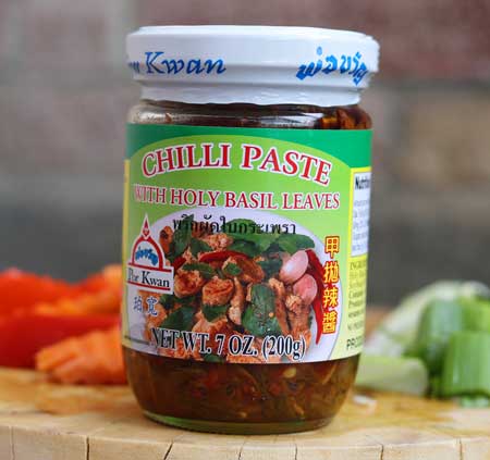 Thai Chili Paste with Holy Basil Leaves