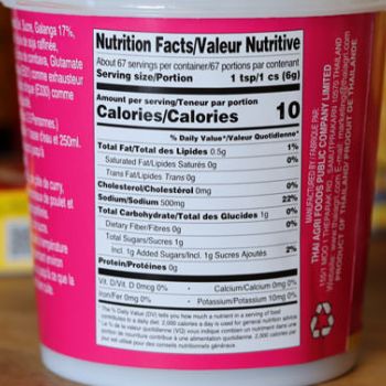 Nutrition Facts