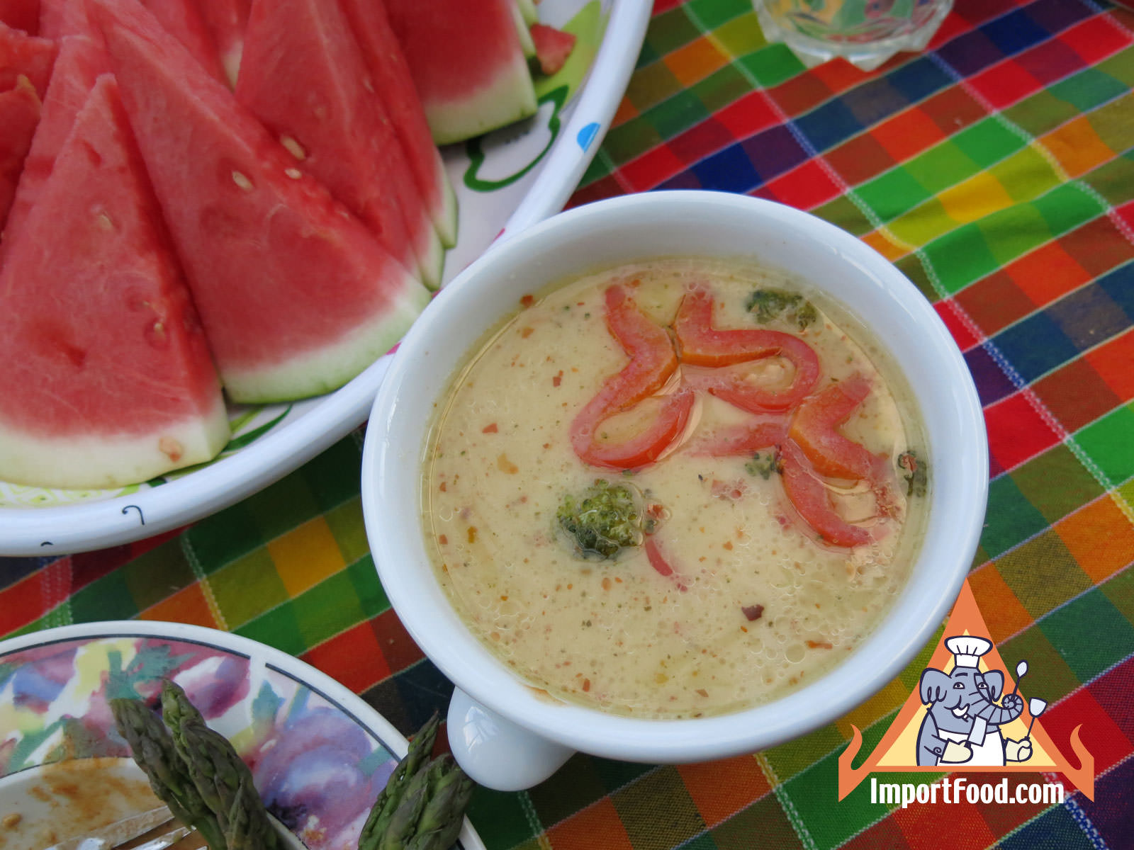 Tom Kha With Broccoli