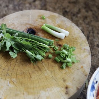 Garnish w/Cilantro & Spring Onion