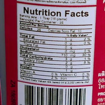 Nutrition Facts