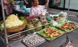 Thai Street Vendor offers fresh Som Tum Papaya Salad, Gai Yang Barbeque Chicken, and Clams