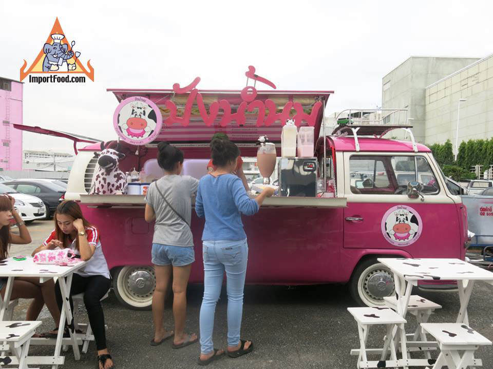 Thai Toast and Fresh Milk from VW Bus